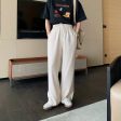 Wide-leg Straight Linen Pants Fashion