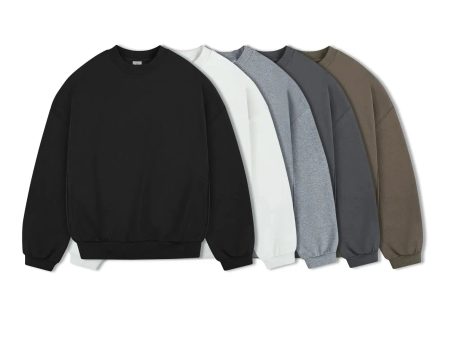 Basic Washed Drop Shoulder Sweatshirt Supply