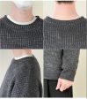 Basic Round Neck Loose Sweater For Cheap