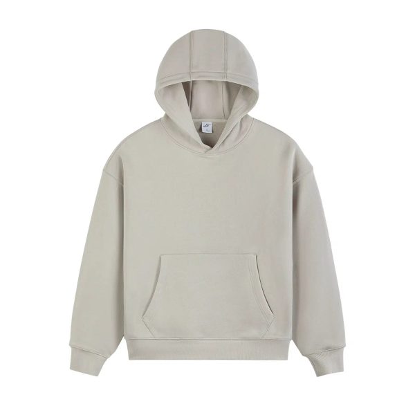 Basic Long Cotton Hoodie Sale