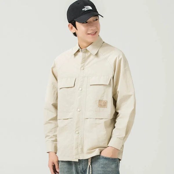 Workwear Fit Cargo Overshirt Fashion