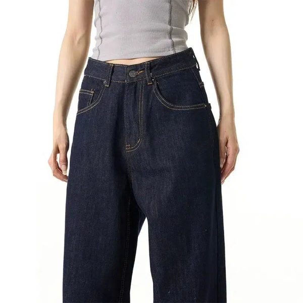 Wide Leg Straight Jeans on Sale