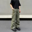 Wide Leg Denim Cargo Pants Cheap