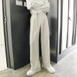 Belt Drape Straight-leg Pleated Pants Supply