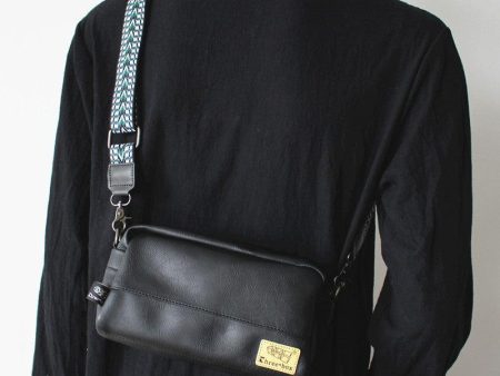 Black Faux Leather Crossbody Bag Discount