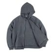 Washed Double-layer Zipper Hoodie For Cheap