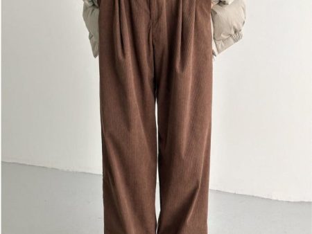 Autumn Casual Corduroy Pants Straight Hot on Sale