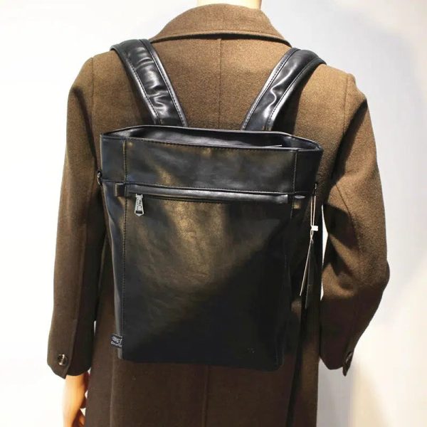 Vintage PU Leather Backpack Discount