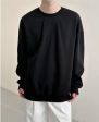 Basic Solid Color Pullover Sweatshirt Online Sale