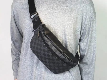 Checkered Crossbody Belt Bag Fashion