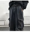 Black Denim Cargo Pants Online Sale