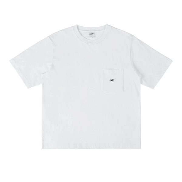 Washed Pocket Logo Embroidery T-shirt Supply