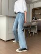 Basic Straight Blue Jeans on Sale