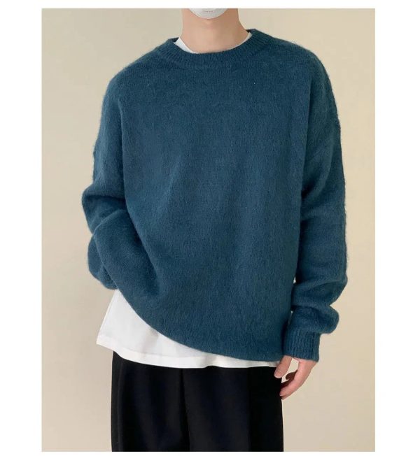 Wool Blended Mohair Sweater For Cheap