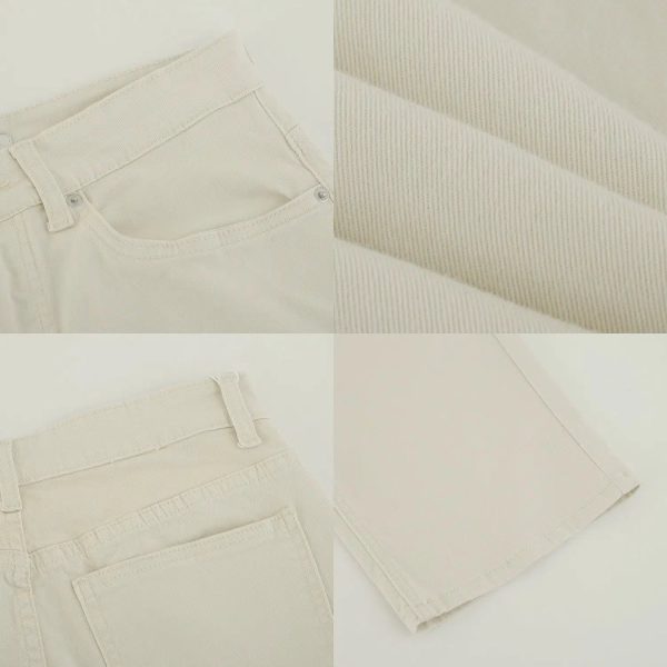 Washed Cotton Casual Pants on Sale