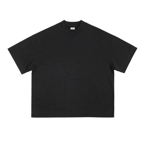 Washed Drop shoulder Basic T-shirt Discount