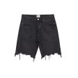 Washed Frayed Hem Denim Shorts Sale