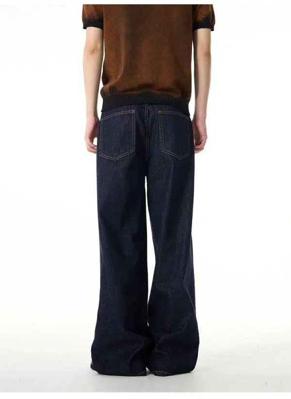 Wide Leg Straight Jeans on Sale