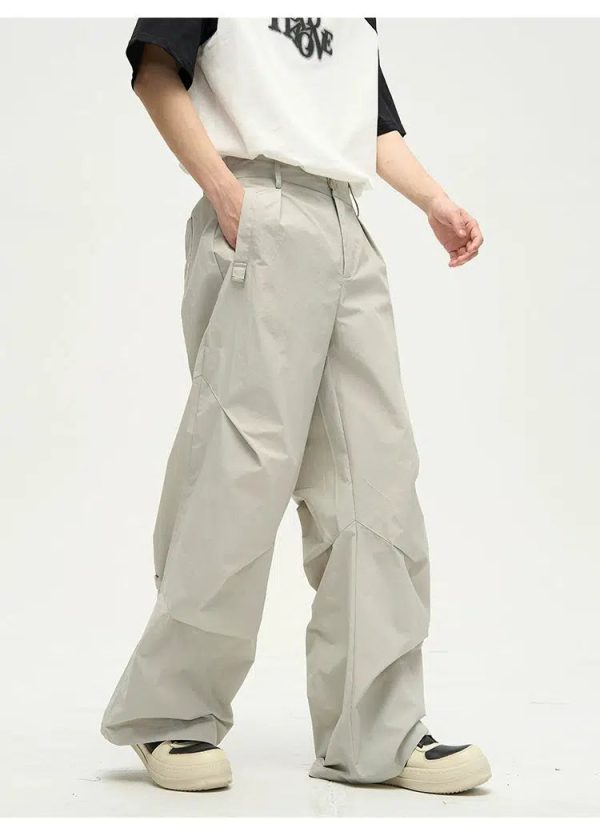 Wide-leg Straight-leg Nylon Pants Online