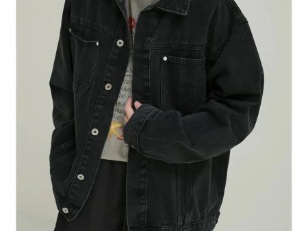 Black Denim Jacket on Sale