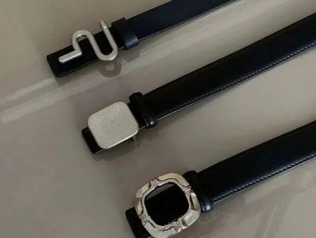 Elegant Leather Belts with Unique Buckle Designs For Cheap