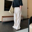 Wide-leg Straight Linen Pants Fashion