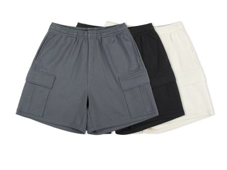 Basic Multi-pocket Workwear Shorts Online now