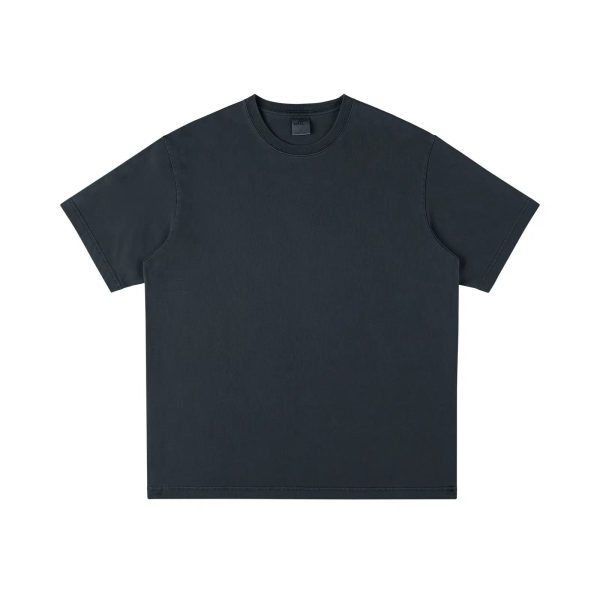 Basic Washed Cotton Drop Shoulder T-shirt Cheap