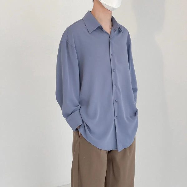 Anti-Wrinkle Basic Drapey Shirt Discount