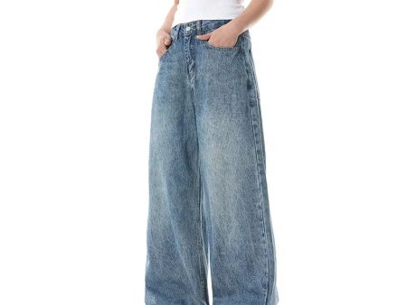 Wide Leg High-Waisted Jeans Sale