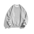 Waffle Texture Round Neck Sweatshirt Discount