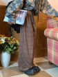 Vintage Plaid Wide Leg Pants Supply