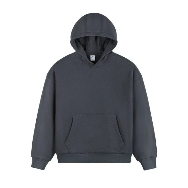 Basic Long Cotton Hoodie Sale