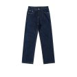 Basic Washed Straight Jeans Online