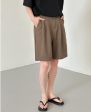 Wide-leg Casual Suit Shorts Hot on Sale