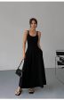 Black Fitted Sleeveless Dress Fashion