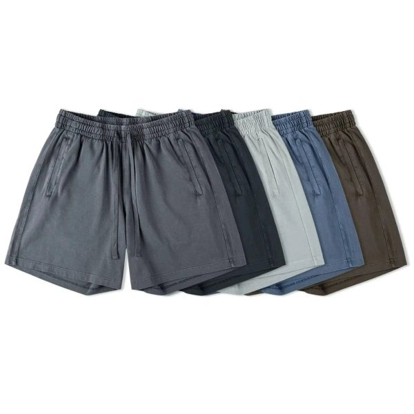 Washed Mid-length Shorts For Discount