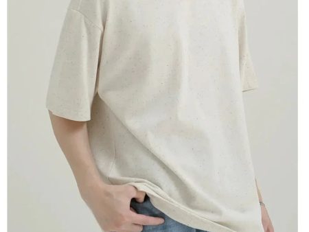 Apricot Round Neck T-shirt Discount