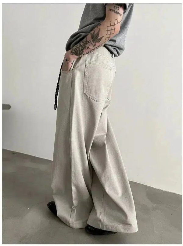 Wide-leg Straight-leg Cargo Jeans Sale