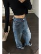 Wide-Leg High-Waisted Denim Jeans Supply