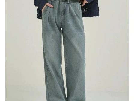 Basic Straight-leg Jeans Supply