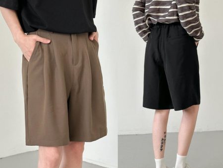 Wide-leg Casual Suit Shorts Hot on Sale