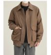 Anti-wrinkle Multi Pocket Lapel Jacket Sale