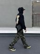 Zipper Washed Camouflage Cargo Pants Cheap