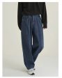 Washed Carrot Design Wide Leg Jeans Discount