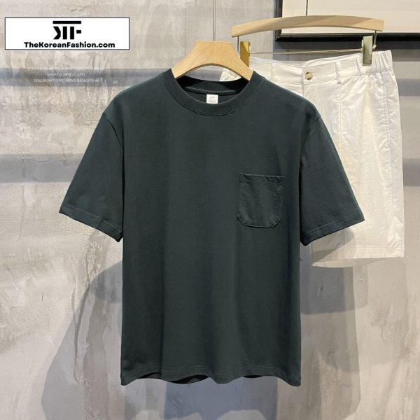 Basic T-shirt with Pocket Fashion