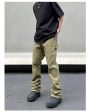 ArmyGreen Slim-fit Cargo Pants Online Sale