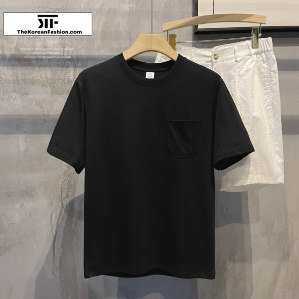 Basic T-shirt with Pocket Fashion