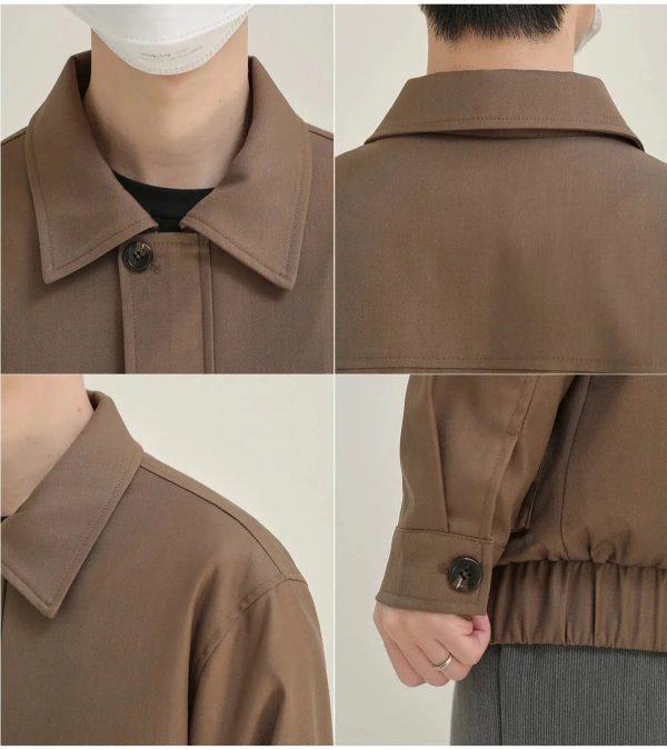 Anti-wrinkle Multi Pocket Lapel Jacket Sale